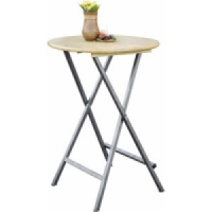 Holz-Stehtisch Ø 78 cm