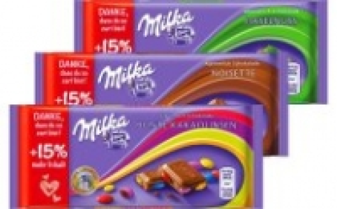 Milka Tafelschokolade 0.79 €