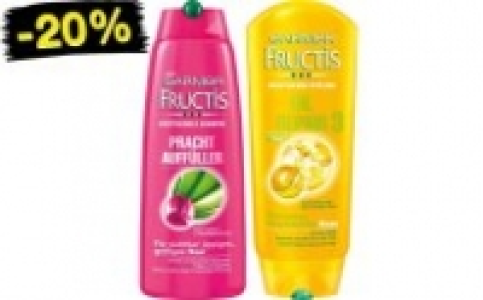 Garnier Fructis Shampoo oder Spülung 1.39 €