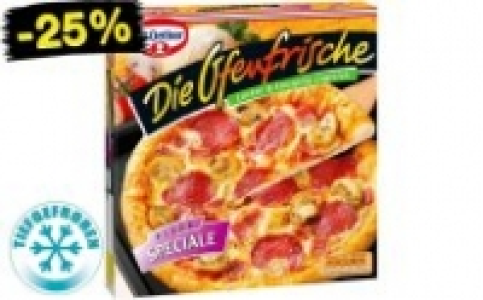 Dr. Oetker Pizza Die Ofenfrische 2.22 €