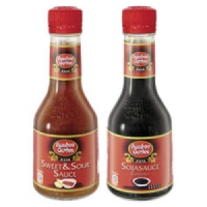 Bamboo Garden Sweet & Sour Sauce oder Chinesische Sojasauce