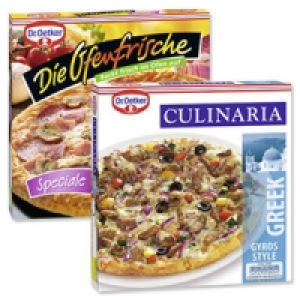 Dr. Oetker Die Ofenfrische Pizza Speciale oder Culinaria Greek Style 2.22 €