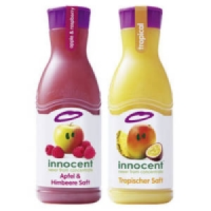 innocent Apfel & Himbeer oder Tropischer Saft