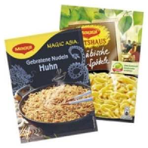 Maggi Magic Asia Gebratene Nudeln oder Maggi Wirtshaus Schw&auml;bische K&auml;s