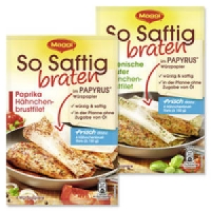 Maggi So Saftig braten im Papyrus