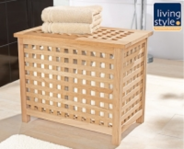 LIVING STYLE&reg;W&auml;schebox aus Massivholz