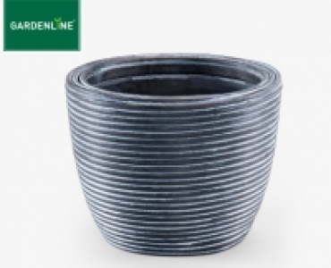 GARDENLINE&reg;Kunststoff Pflanzgef&auml;&szlig; mit&nbsp;Rillen