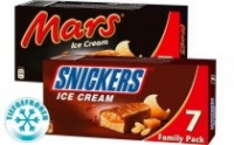 Mars oder Snickers Ice Cream 1.99&nbsp;&euro;