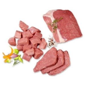 Frische Kalbsschnitzel, Kalbsbraten oder Kalbsgulasch 1.19 €