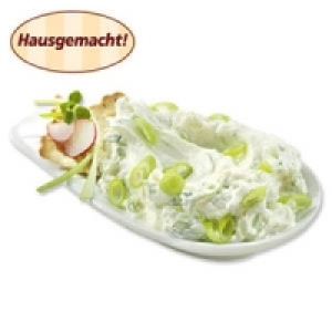 Landfrischk&auml;se mit Lauchzwiebeln