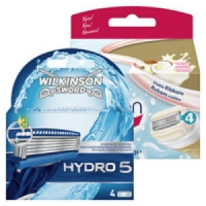 Wilkinson Hydro 5 4er oder Intuition 3er Rasierklingen