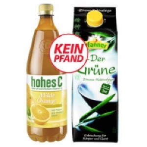 hohes C oder Pfanner Eistee 1.11 €
