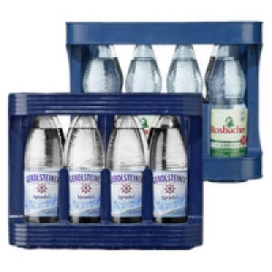 Rosbacher Mineralwasser oder Gerolsteiner Sprudel, Medium, Naturell