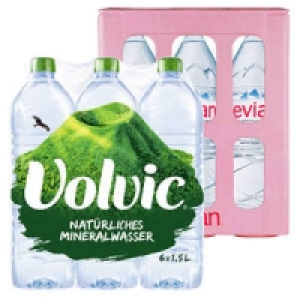 Volvic Naturelle, leichtperlig oder Evian