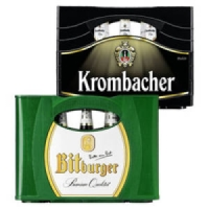 Bitburger oder Krombacher Pils, Weizen
