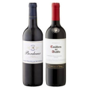 Chile Casillero del Diablo, Frankreich Rothschild Bordeaux Rouge oder