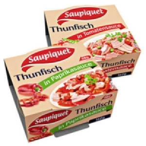 Saupiquet Thunfisch in Paprikasauce, Zwiebelsauce oder Tomatensauce 1.59&nbsp;&euro;