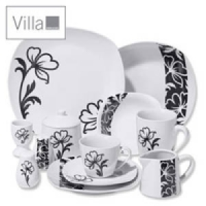 Kombi-Service Black Flower