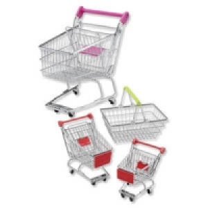 Deko-Einkaufskorb oder -wagen