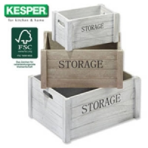 Holzbox im Antik-Design