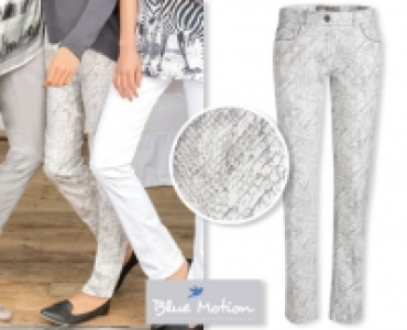 BLUE MOTION&reg;Stretchhose grey & white