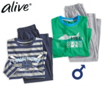 ALIVE®Kinder-Schlafanzug, Single Jersey