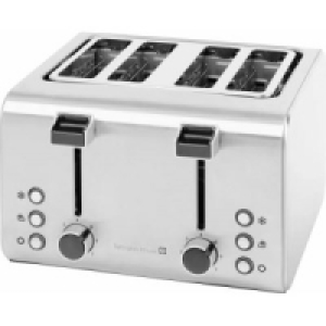 4-Schlitz-Edelstahltoaster