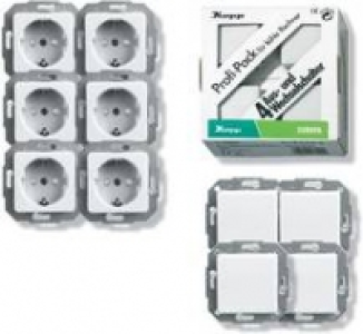 Schalterserie Europa, 2-fach-Rahmen (o. Abb.) 3.29 €