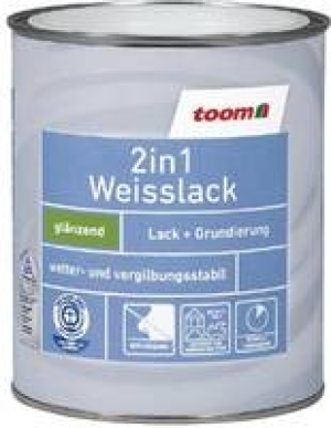 2in1 Weisslack, 2,5 l