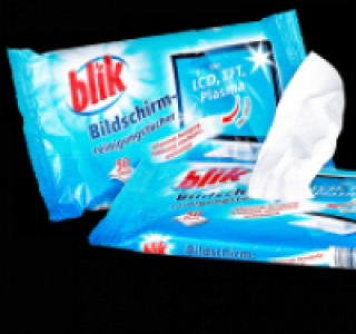 BLIK Feuchte Bildschirmreinigungst&uuml;cher