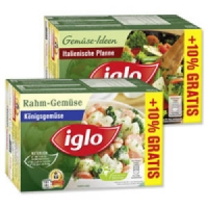 iglo Rahm-Gem&uuml;se Blumenkohl, K&ouml;nigs-Gem&uuml;se oder Gem&uuml;se-Ideen Italienis