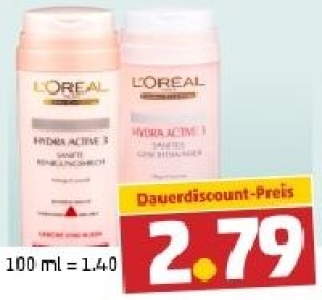 LOR&Eacute;AL Hydra Active 3 Gesichtspflege