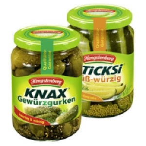Hengstenberg Knax Gewürzgurken oder Sticksi süß-würzig 1.11 €