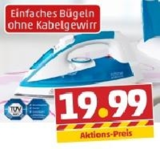 HOME ELECTRIC Kabelloses Dampfb&uuml;geleisen 19.99&nbsp;&euro;