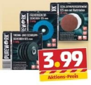 PUREWORK Winkelschleifer-Zubeh&ouml;r-Set