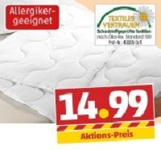 FACOTTI Kochfeste Mikrofaser-Steppbett