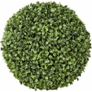 K&uuml;nstliche Buchskugel gr&uuml;n