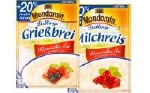 Mondamin Süße Gerichte 0.79 €