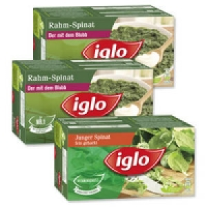 iglo Rahm- oder Junger Spinat 1.11&nbsp;&euro;