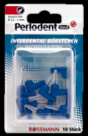 Rossmann Perlodent Med Perlodent med Nachfüllbürstchen konisch fein für Interdental-Set