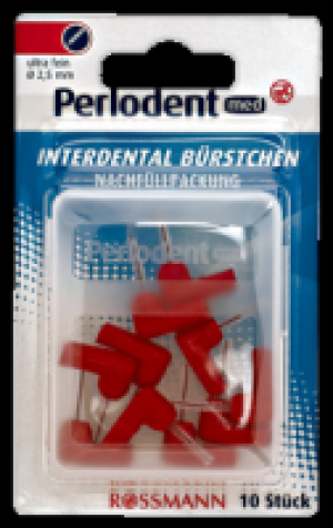 Perlodent med Nachfüllbürstchen ultra fein für Interdental-Set