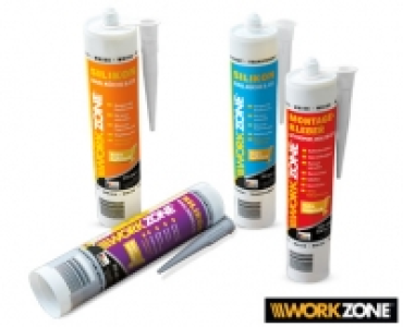 WORKZONE&reg;Silikondichtstoff oder Montagekleber