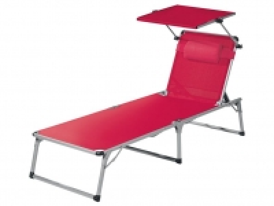 FLORABEST&reg; Aluminium-Sonnenliege, rot 39.99&nbsp;&euro;