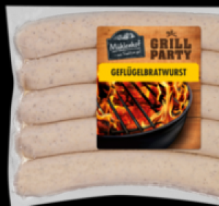 M&Uuml;HLENHOF GRILL-PARTY Gefl&uuml;gel-Bratwurst