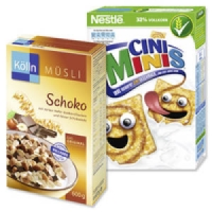 Kölln Müsli oder Nestlé Cerealien 2.29 €
