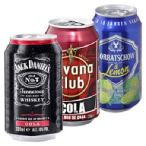 Jack Daniels & Cola, Jack Daniels & Ginger oder Bacardi & Cola 1.99&nbsp;&euro;