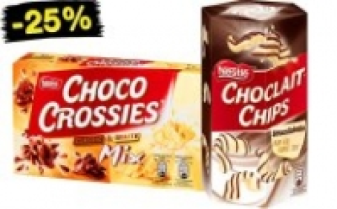 Nestl&eacute; Choco Crossies oder Choclait Chips 1.49&nbsp;&euro;