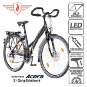 Z&Uuml;NDAPP Alu-Trekkingrad Silver 4.0 28er