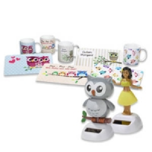 Kaffeebecher Eule oder Solar-Wackelartikel