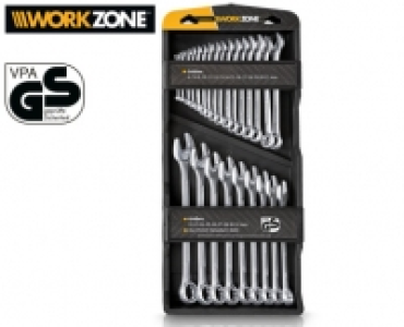 WORKZONE®Gabel-Ringschlüsselsatz, 25-teilig 29.99 €